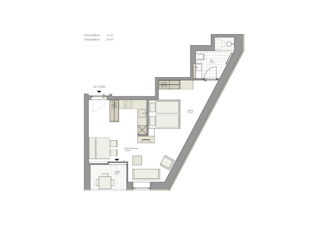 Bei Fink'S Apartment ซาลส์บวร์ก ภายนอก รูปภาพ
